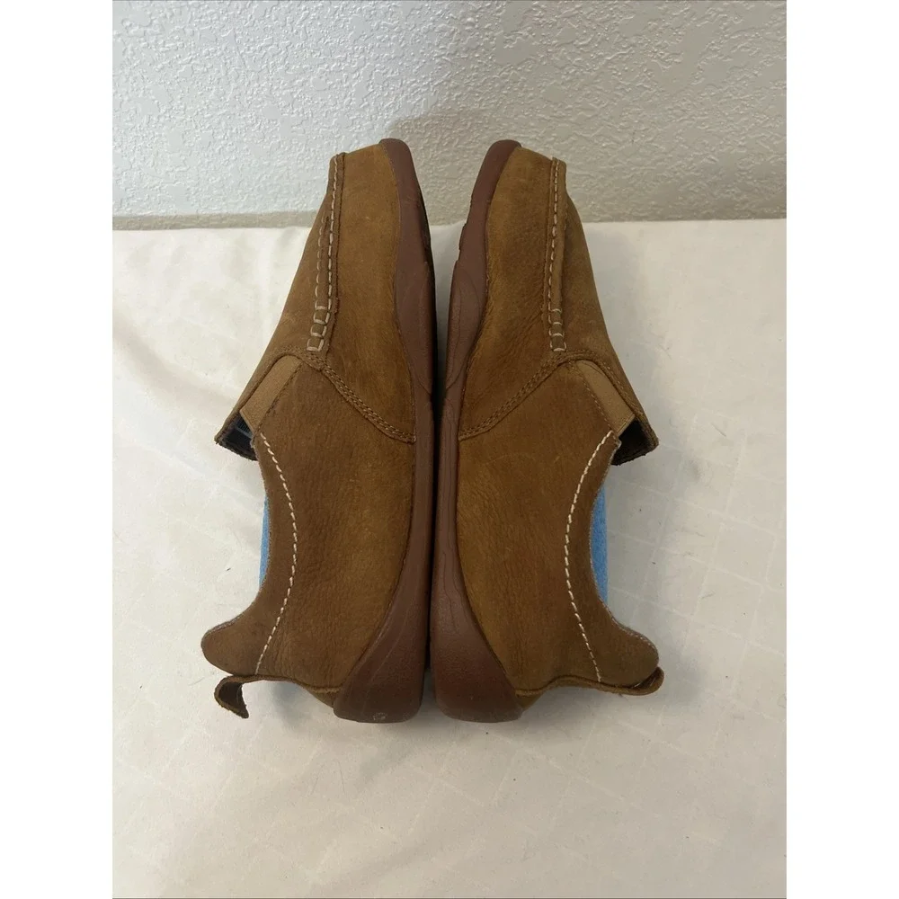 Georgia Boot Cedar Falls Moc-Toe Slip On Size‎ 10.5W Wide Mens G050 Tan Leather
